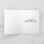 Carte Penser à vous mignon pointer pointer à courte tail (Intérieur)