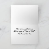 CARTE PENSER À VOUS - MILITAIRE (Intérieur)