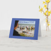 CARTE PENSER À VOUS - MILITAIRE (Fleur jaune)