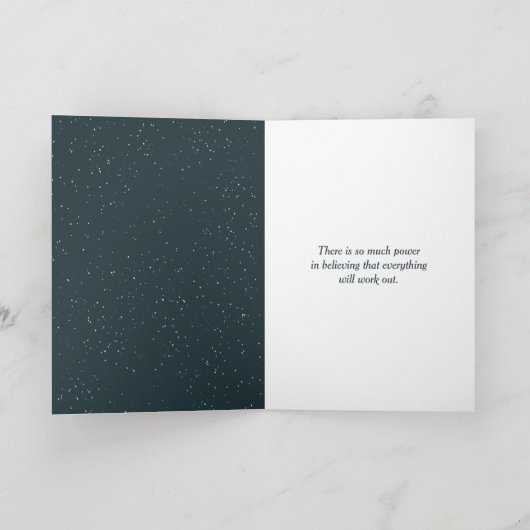 Carte Penser à vous moon de récolte (Intérieur)