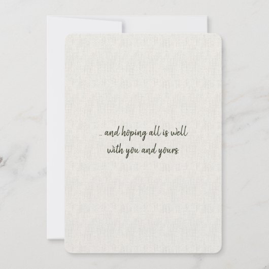 Carte Penser À Vous, Paysage Du Sud-Ouest (Dos)