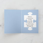 Carte Penser À Vous Pièce De Puzzle Manquante (Intérieur)