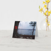 Carte Penser à vous pour la famille - Personnalisable (Fleur jaune)