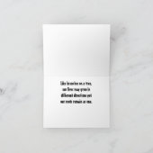 Carte Penser à vous pour la famille - Personnalisable (Intérieur)