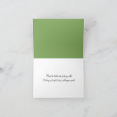 Carte Penser à vous près de la pluie Iris tombe (Intérieur)