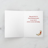 Carte Penser à vous Religieux Thankful Fall Wreath (Intérieur)