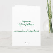 Carte Penser à vous Secret Pal - soleil (Dos)