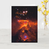 Carte Penser à vous - Star Cluster Pismis 24 (Fleur jaune)