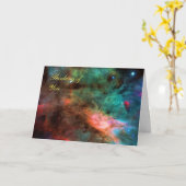 Carte Penser à vous - Swan Nebula Centre (Fleur jaune)