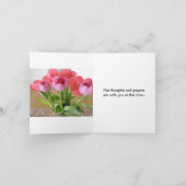 Carte Penser à vous - Sympathie (Intérieur)