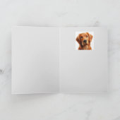 Carte Penser à vous triste solitaire chien animal animal (Intérieur)