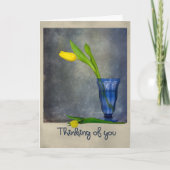 Carte Penser à vous tulips (Devant)