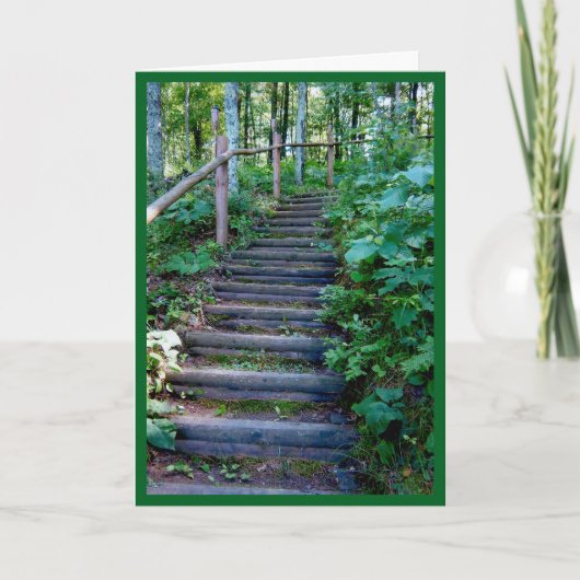 Carte Penser à vous un pas à la fois (Devant)