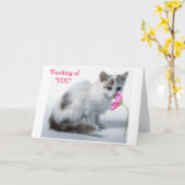 CARTE PENSER À VOUS/VOUS ÊTES EN TRAIN D'AVOIR UN AN DE  (Fleur jaune)