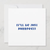 Carte Penser Pawsitive Purrffect Cute Cat dans le dessin (Dos)