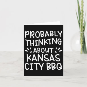 Carte Penser Probainement À Kansas City Bbq