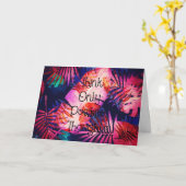 Carte Penser seulement des pensées positives (Fleur jaune)