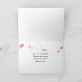 Carte Pensez à votre Flamant rose (Intérieur)