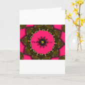 Carte Pensez à vous : (Fleur jaune)