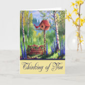 CARTE PENSEZ À VOUS (Fleur jaune)