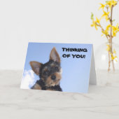 CARTE PENSEZ À VOUS ! (Fleur jaune)