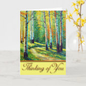 CARTE PENSEZ À VOUS (Fleur jaune)