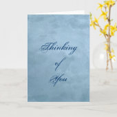 Carte Pensez à vous (Fleur jaune)