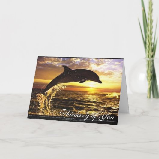 Carte Pensez à vous (Devant)