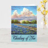 CARTE PENSEZ À VOUS (Fleur jaune)