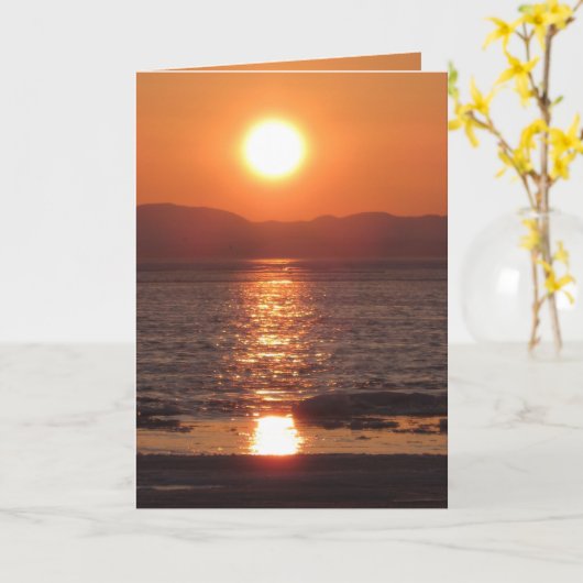 CARTE PENSEZ À VOUS (Fleur jaune)