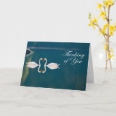 Carte Pensez à vous (Fleur jaune)