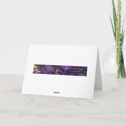 Carte Pensez à vous (Dos)