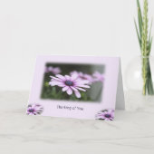 Carte Pensez à vous (Devant)