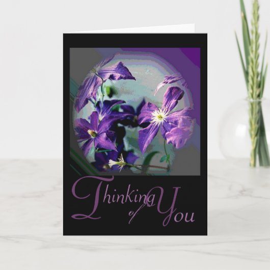 Carte Pensez à vous (Devant)