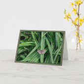 Carte Pensez à vous (Fleur jaune)