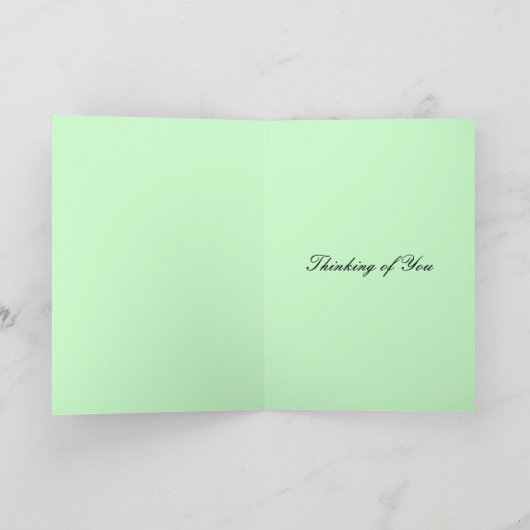 Carte Pensez à vous (Intérieur)