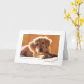 Carte Pensez à vous (Fleur jaune)
