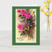 Carte Pensez à vous (Fleur jaune)