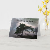 Carte Pensez à vous (Fleur jaune)