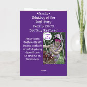 Carte Pensez à vous (Dos)