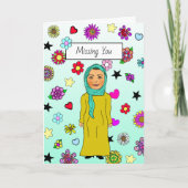 Carte Pensez à vous, Amitié fantasque (Devant)