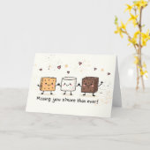 Carte Pensez à vous au Camp Missing You’more (Fleur jaune)