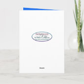 Carte Pensez à vous, Calico Cat, Groupe Kaleidoscope (Dos)