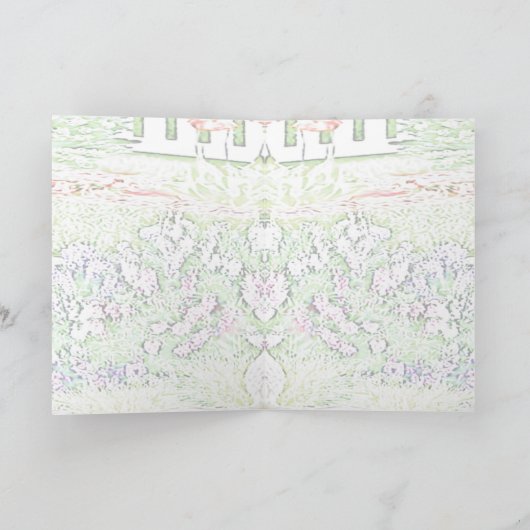 Carte Pensez à vous Chartreux Garden Pastel (Intérieur)