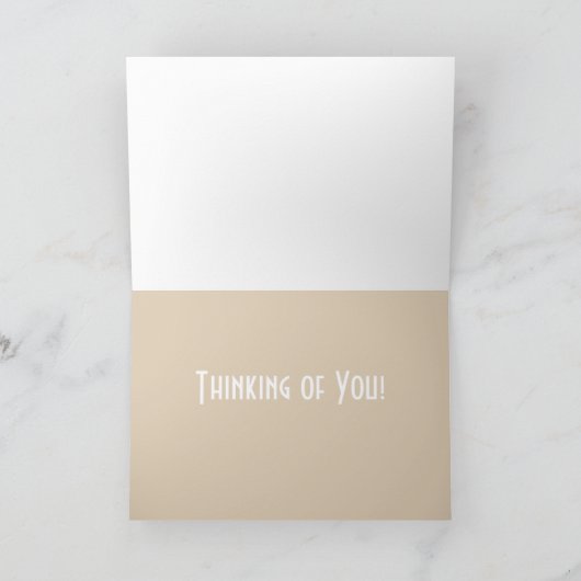 Carte Pensez à vous dormant Siamese Kitten photo (Intérieur)