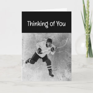 Carte Pensez à vous Hockey sur glace Sport