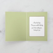 Carte Pensez à vous Lily de la Vallée et Lilacs (Intérieur)