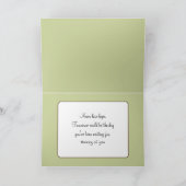 Carte Pensez à vous Lily de la Vallée et Lilacs (Intérieur)