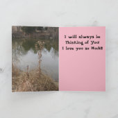 Carte Pensez à vous toujours carte! (Intérieur)