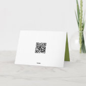 Carte Pensez à vous Trilliums dans une forêt de printemp (Dos)